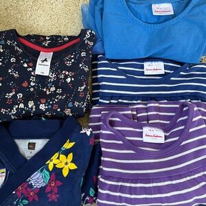 Hanna Andersson, Tea & Palomino - 5 Dress Bundle